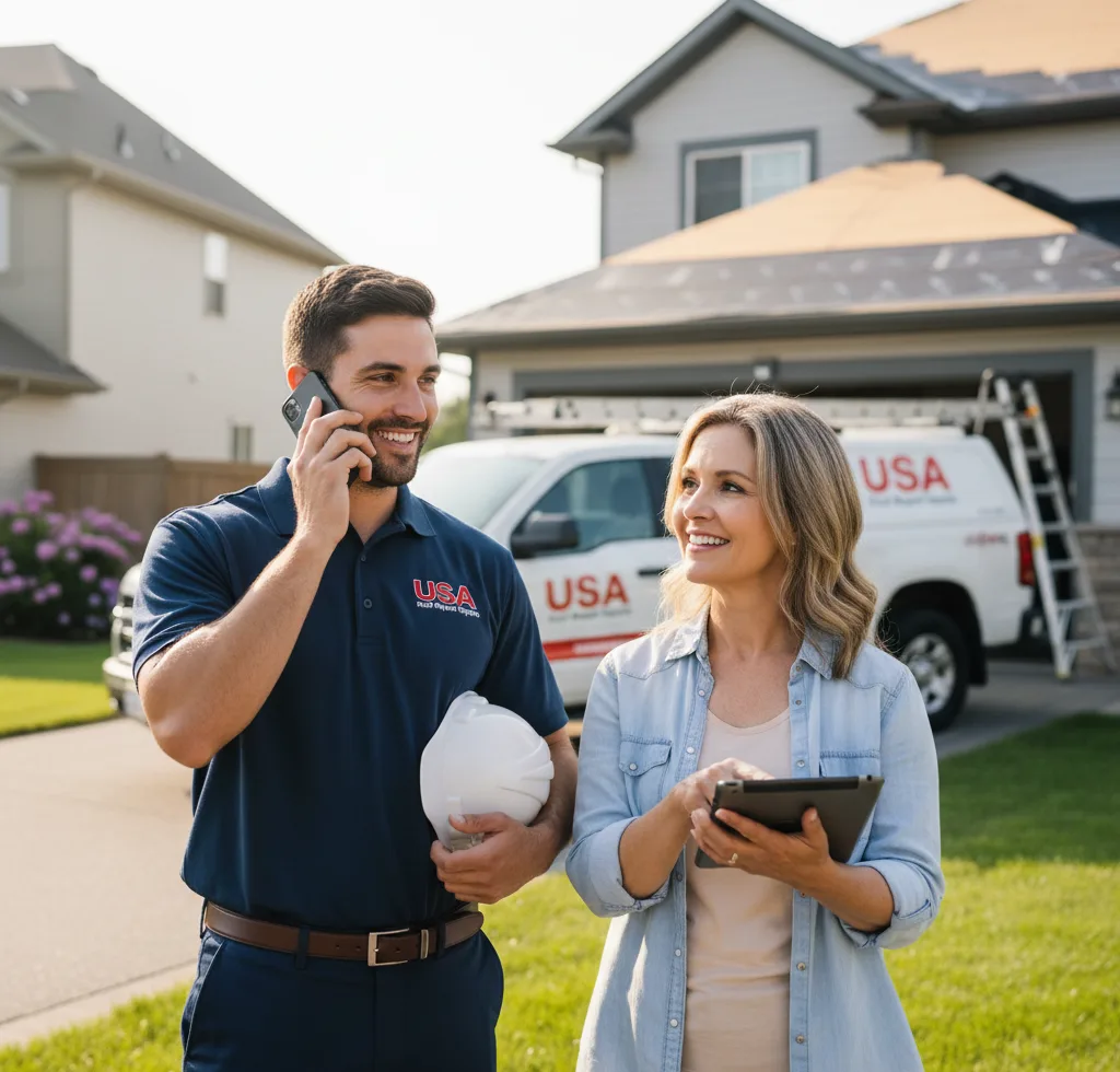 USA Roof Repair Experts customer support in Marne